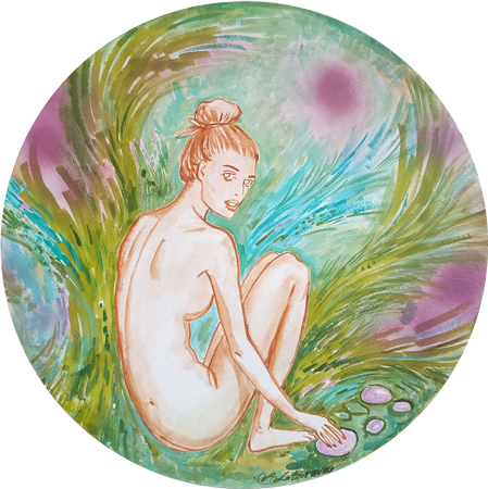 Наталья Лотарева (Картина, живопись - 
                  40 x 40 см) Токсичный лес