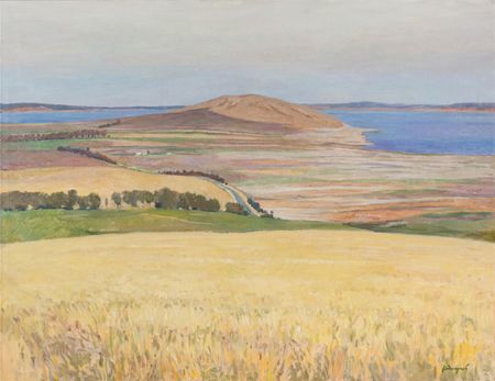 Николай Водолазский (Картина, живопись - 
                  130 x 100 см) Вулкан