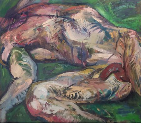 Татьяна Левченко (Картина, живопись - 
                  80 x 70 см) Отдых Фавна