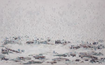 Ася Багаева (Картина, живопись - 
                  210 x 130 см) Городской калейдоскоп