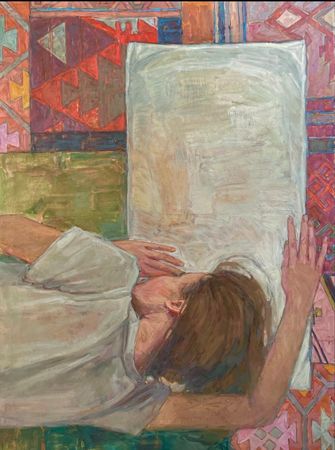 Залифа Хибатова (Авторская графика - 
                  61 x 82 см) Сон