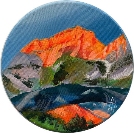 Динара Хёртнагль (Картина, живопись - 
                  15 x 15 см) Skylights
