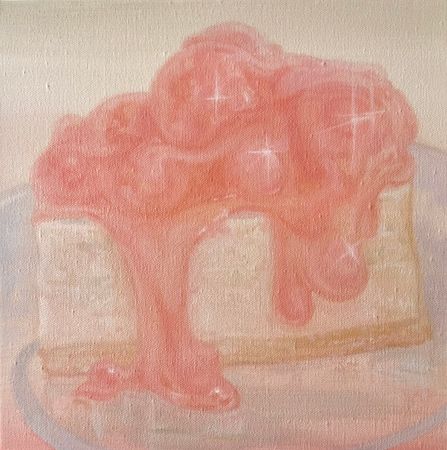 Ева Гец (Картина, живопись - 
                  30 x 30 см) СЛАДКИЙ СЛАЙМ