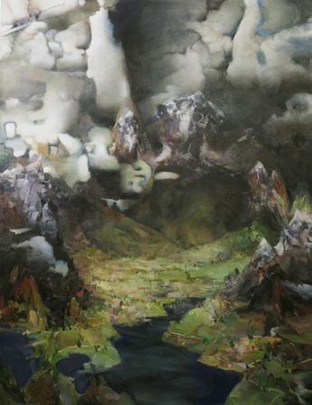 Данил Даниловский (Картина, живопись - 
                  150 x 200 см) Мятежный пейзаж