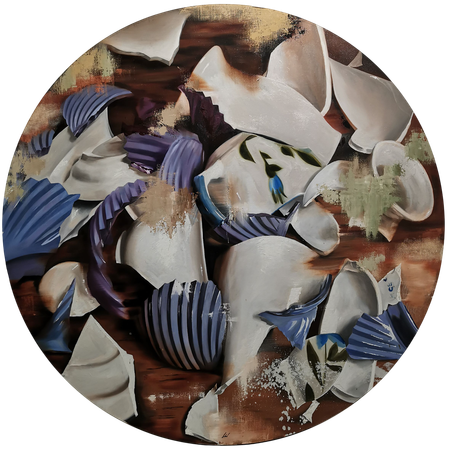 Денис Шевчук (Графика цифровая (принты) - 
                  50 x 50 см) На Счастье