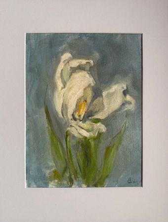 Екатерина Феоктистова (Авторская графика - 
                  30 x 40 см) Тюльпан