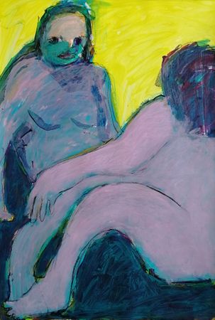Елена Науширванова (Авторская графика - 
                  54 x 78 см) Вчера было лето