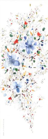 Ася Багаева (Авторская графика - 
                  35 x 100 см) Летний сад 1