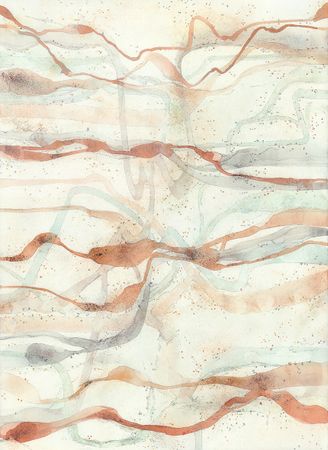 Ася Багаева (Авторская графика - 
                  55 x 75 см) Сила ветра (Wind force)