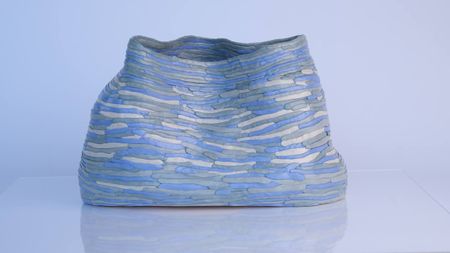 Ольга Симонова (Скульптура - 
                  18 x 28 см) Ваза "Мое море"