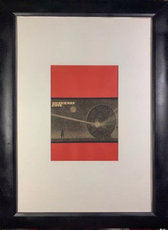 Оля Кройтор (Коллаж / ассамбляж - 
                  50 x 70 см) Без названия