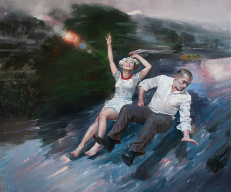 Виктор Сафонкин (Картина, живопись - 
                  120 x 100 см) А ты не верила