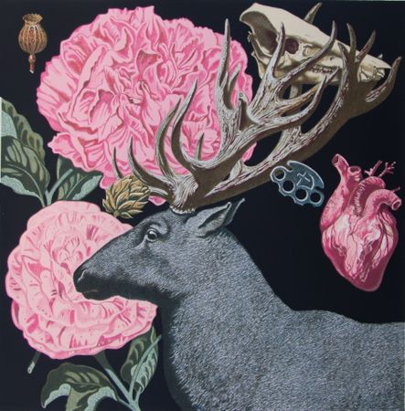 Игорь Баранов (Графика печатная - 
                  65 x 65 см) Herbarium I