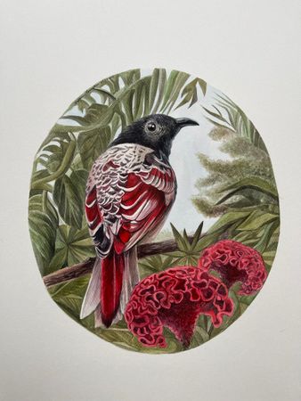 Екатерина Маркина (Авторская графика - 
                  30 x 40 см) Тропики