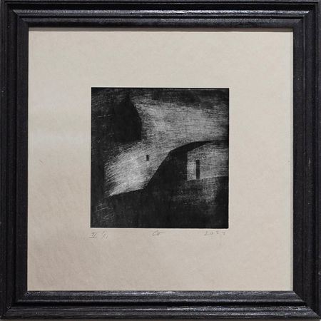 Мария Стадник (Графика печатная - 
                  20 x 20 см) Смерч