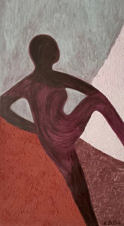 Катерина Слюнина (Картина, живопись - 
                  65 x 120 см) Ускользающий след