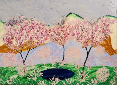 Сардор Эркинов (Картина, живопись - 
                  150 x 110 см) Пейзаж