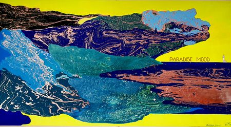 Маша Ив (Картина, живопись - 
                  100 x 50 см) Paradise mood