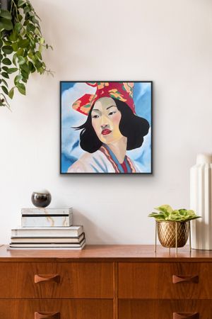 Нина Григель (Картина, живопись - 
                  60 x 60 см) Анна
