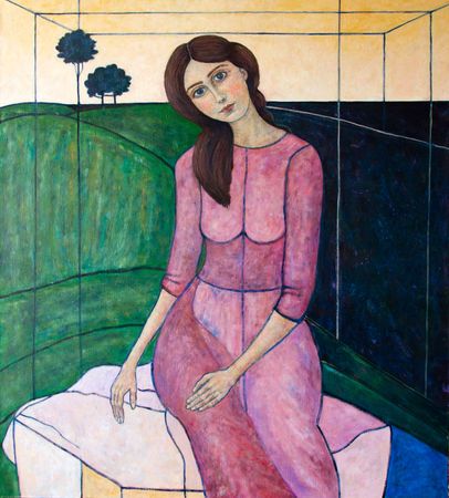 Александр Галяцкий (Картина, живопись - 
                  80 x 90 см) Существование