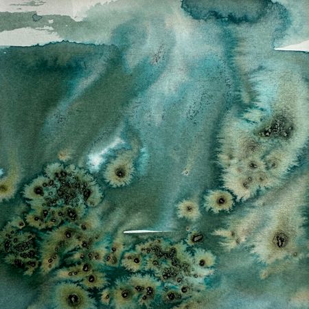 Анастасия Попова (Авторская графика - 
                  30 x 30 см) Морское, часть II