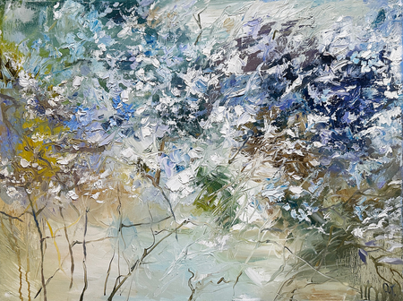 Оксана Горбунова (Картина, живопись - 
                  80 x 60 см) Цветочное настроение