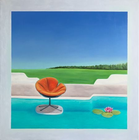 Елена Курочко (Картина, живопись - 
                  80 x 80 см) В гостях у сказки