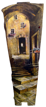 Нодар Хохобашвили (Картина, живопись - 
                  62.5 x 149 см) Миа Амелия