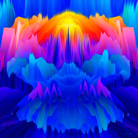 Марк Арно (Графика цифровая (принты) - 
                  60 x 60 см) Город Солнца