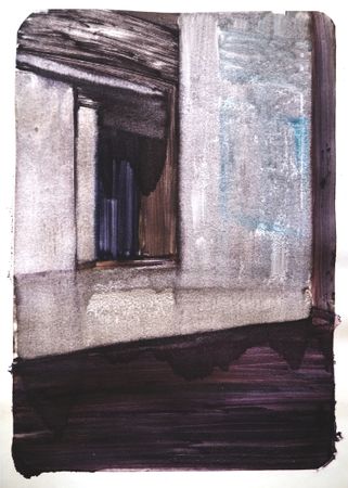 Полина Волкоморова (Графика печатная - 
                  35 x 50 см) Город