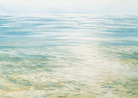 Юлия Третьякова (Авторская графика - 
                  56 x 38 см) Покой