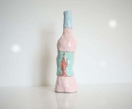 Инна Крыжановская (Скульптура - 
                  8 x 30 см) Розовое вино