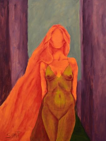 Shomina Ti (Картина, живопись - 
                  90 x 120 см) В пространстве