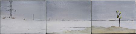 Глеб Горшунов (Картина, живопись - 
                  120 x 30 см) Триптих "Конец всех ограничений"