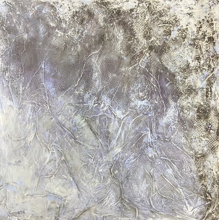 Алёна Шамайко (Картина, живопись - 
                  80 x 80 см) Кристаллы льда