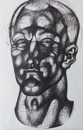 Василий Крушельницкий (Авторская графика - 
                  60 x 90 см) Хитрец