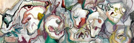 Соня Бондарева (Картина, живопись - 
                  90 x 30 см) all/al_