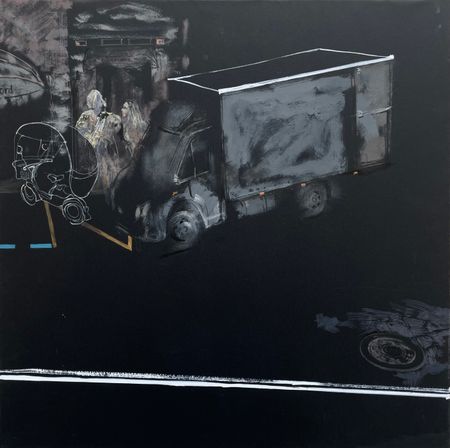 Саша Ярцева (Авторская графика - 
                  50 x 50 см) Англетер