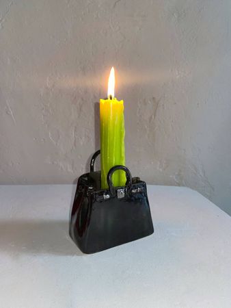 Елизавета Букина (Скульптура - 
                  8.5 x 10 см) Подсвечник "Birkin"