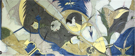 Виталий Копачев (Картина, живопись - 
                  500 x 210 см) Серия "Охота 2"