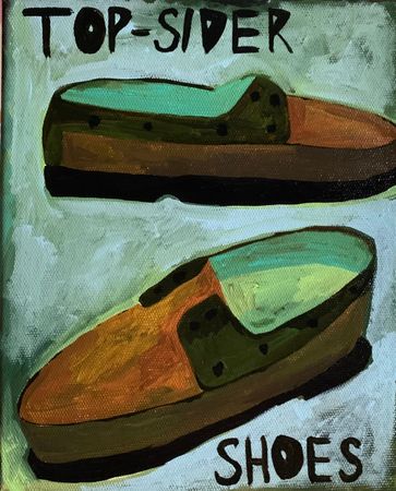 AlisaVostorg (Картина, живопись - 
                  24 x 30 см) Top-sided shoes