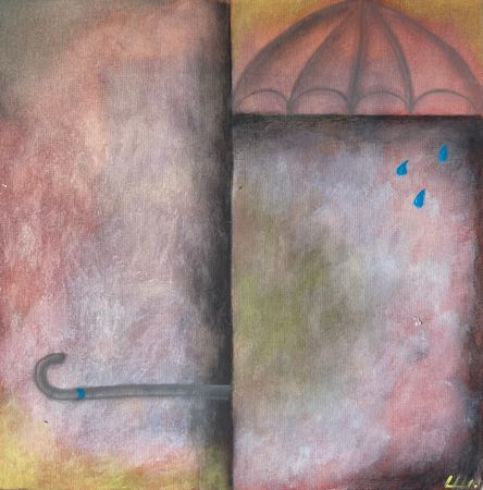 Shishik (Авторская графика - 
                  40 x 40 см) Зонт