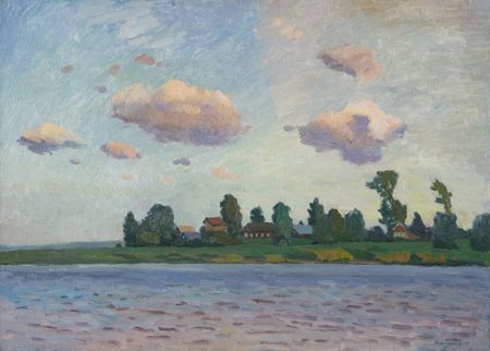 Николай Водолазский (Картина, живопись - 
                  70 x 50 см) После бури