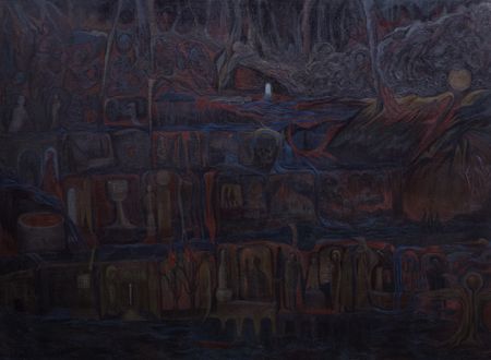 Юнна Никитина (Картина, живопись - 
                  150 x 110 см) Здесь вообще-то Рая нет