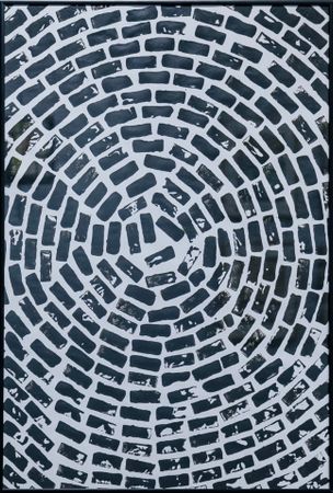 Игорь Поносов (Коллаж / ассамбляж - 
                  42 x 60 см) Водоворот