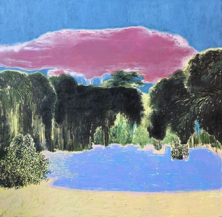 Елизавета Пугачева (Картина, живопись - 
                  100 x 100 см) Облако