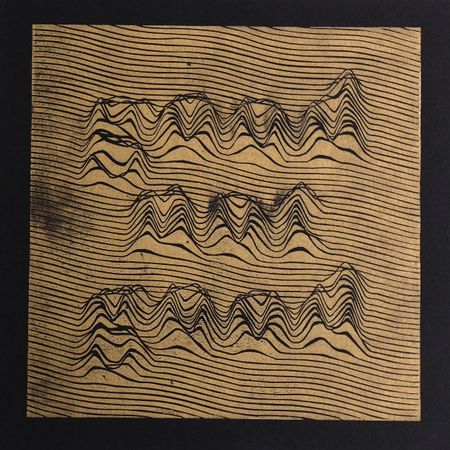 Юлия Милякова (Графика печатная - 
                  20 x 20 см) Not good ///состояние золото / серебро / серебро+золото///