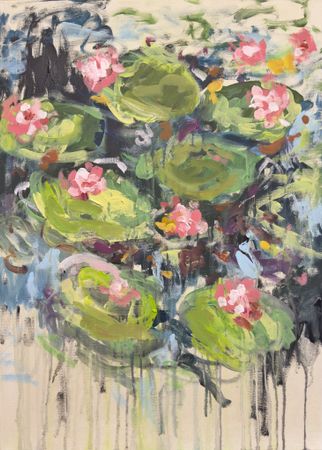 Анна Ганина (Картина, живопись - 
                  50 x 70 см) Water lilies