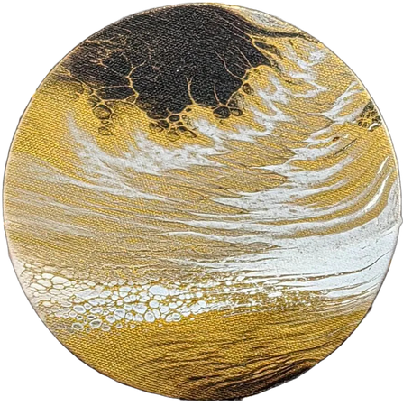 Елена Казанская (Картина, живопись - 
                  20 x 20 см) Миниатюрная картина на мольберте