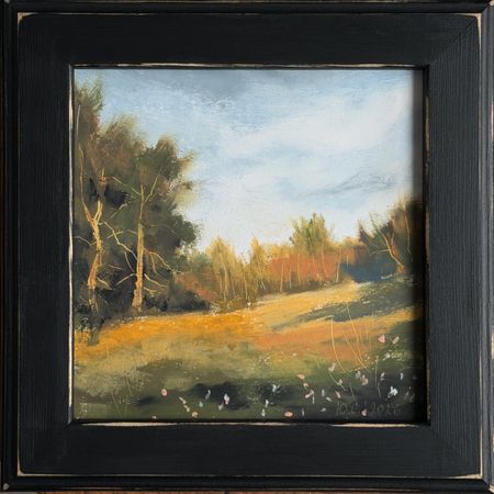 Светлана Юматова (Картина, живопись - 
                  27 x 27 см) Мещерский парк